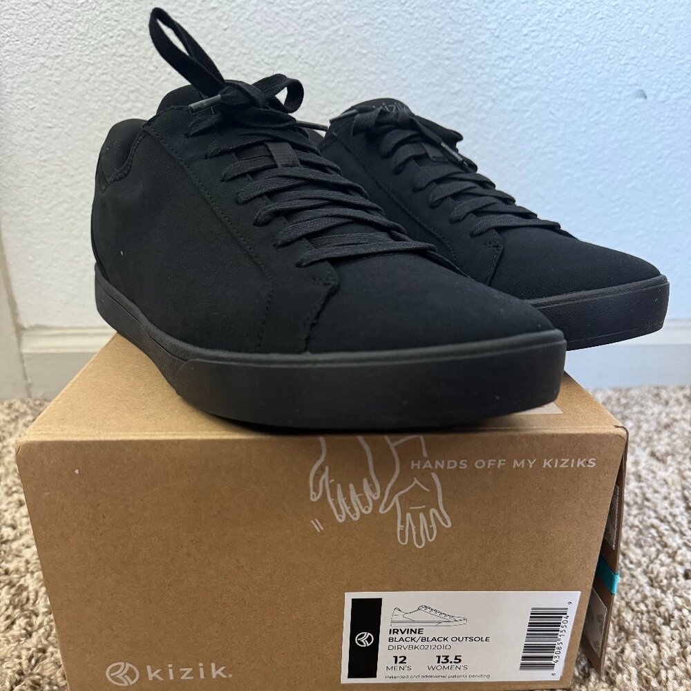 Kizik Irvine Casual Shoe - Black - 12